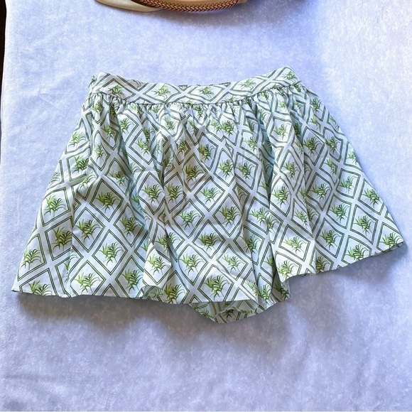Caroline Constas Shorts Teagan Flora Beach Mini White Diamond Palm S NWT - Picture 4 of 7
